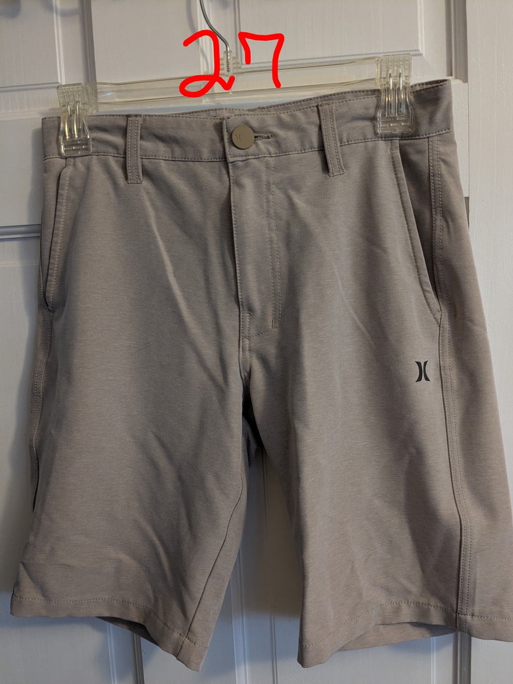 Hurley Men's Light Beige Athletic Wear Shorts